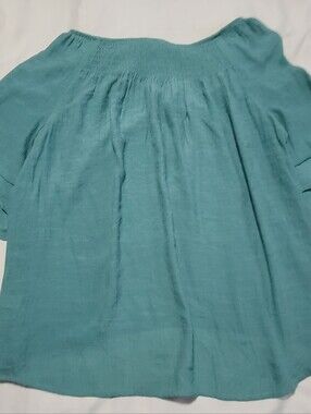 Cato Teal Boho Blouse